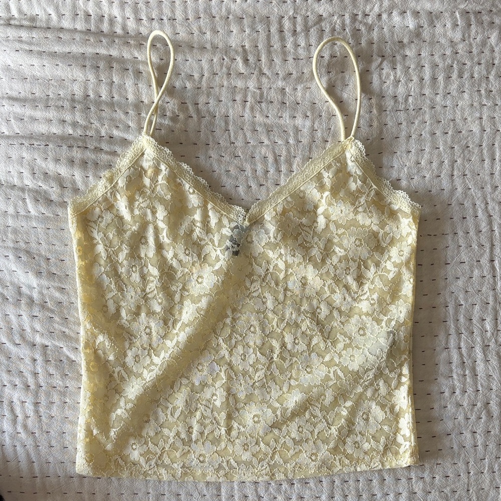 H&M Cream Lace Camisole